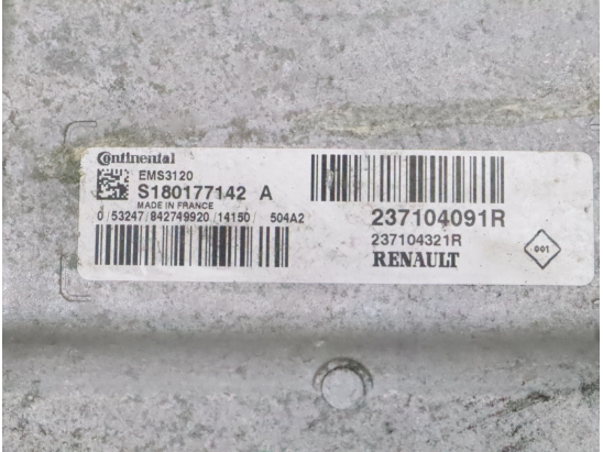 Calculateur moteur occasion RENAULT TWINGO II Phase 2 - 1.2i 16v 75ch