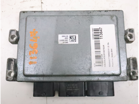 Calculateur moteur occasion RENAULT TWINGO II Phase 2 - 1.2i 16v 75ch