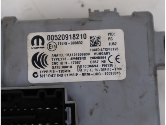 BSM (BOITIER SERVITUDE MOTEUR) occasion FIAT 500 II phase 2 - 1.2i 69ch