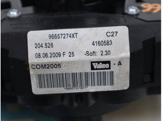 Bloc commodos occasion PEUGEOT 207 Phase 1 - 1.4 HDI 70ch