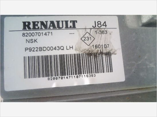 Colonne de direction assistee occasion RENAULT SCENIC II Phase 2 - 2.0i 16v 135ch