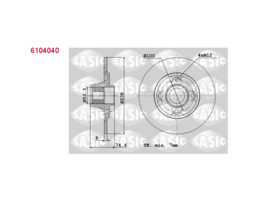 Jeu Disques Sasic 6104040