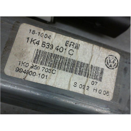 Mecanisme+moteur leve-glace arg occasion VOLKSWAGEN GOLF V Phase 1 - 1.9 TDI 105ch
