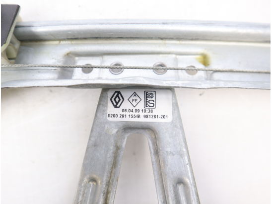 Mecanisme leve-glace arrière droit occasion RENAULT CLIO III phase 2 ESTATE - 1.5 DCI 85ch