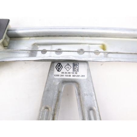 Mecanisme leve-glace arrière droit occasion RENAULT CLIO III phase 2 ESTATE - 1.5 DCI 85ch