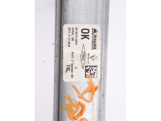 Mecanisme+moteur leve-glace arg occasion DACIA SANDERO II Phase 2 - 0.9i 90ch