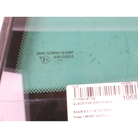 GLACE FIXE PORTE AR G