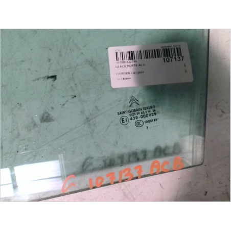 Glace porte av g occasion CITROEN C4 I Phase 1 - 1.6 HDi 110ch