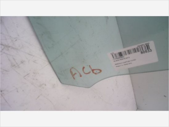 Glace porte ar g occasion RENAULT CAPTUR Phase 1 - 1.5 DCI 90ch