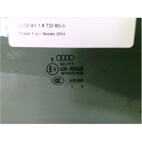 Glace porte ar g occasion AUDI A1 Phase 1 - 1.6 TDI 90ch