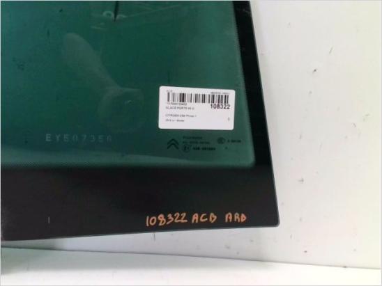 Glace porte ar d occasion CITROEN DS4 Phase 1 - 1.6 THP 160ch