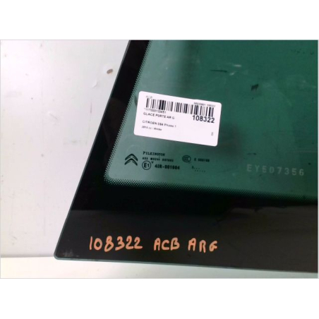 Glace porte ar g occasion CITROEN DS4 Phase 1 - 1.6 THP 160ch