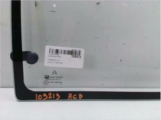 Glace aile ar g occasion CITROEN AX Phase 2 - 1.0i