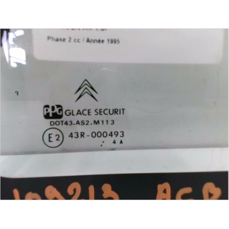 Glace aile ar g occasion CITROEN AX Phase 2 - 1.0i