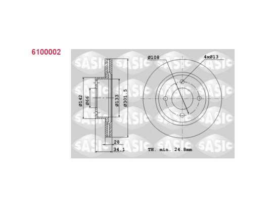 Jeu Disques Sasic 6100002