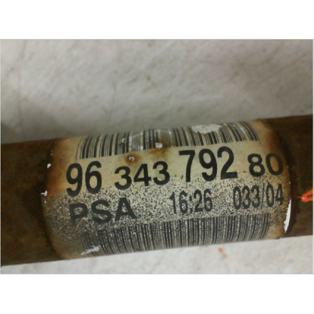 Transmission avant gauche occasion PEUGEOT 206 Phase 1 - 1.4i