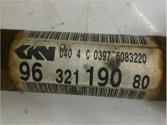 Transmission avant gauche occasion CITROEN XSARA Phase 2 - 1.6i 16v