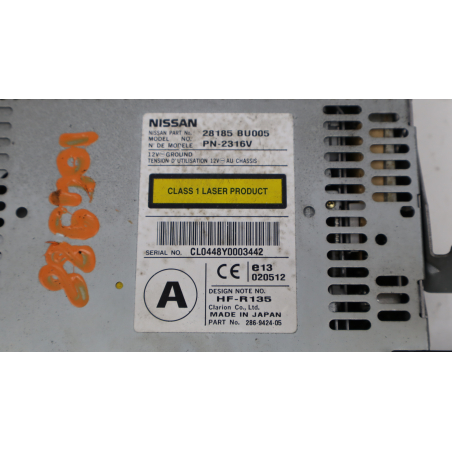 Autoradio occasion NISSAN ALMERA TINO Phase 1 - 2.2 VDI