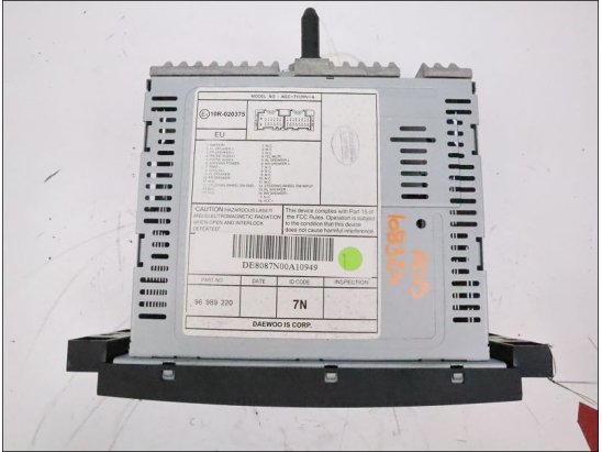 Autoradio occasion CHEVROLET AVEO I Phase 1 - 1.2i 16v