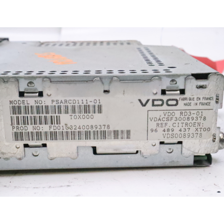 Autoradio occasion CITROEN XSARA PICASSO Phase 1 - 2.0 HDi 90ch