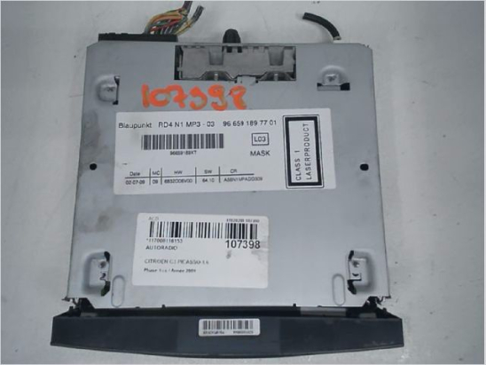 Autoradio occasion CITROEN C3 PICASSO Phase 1 - 1.6 HDi 16v 110ch