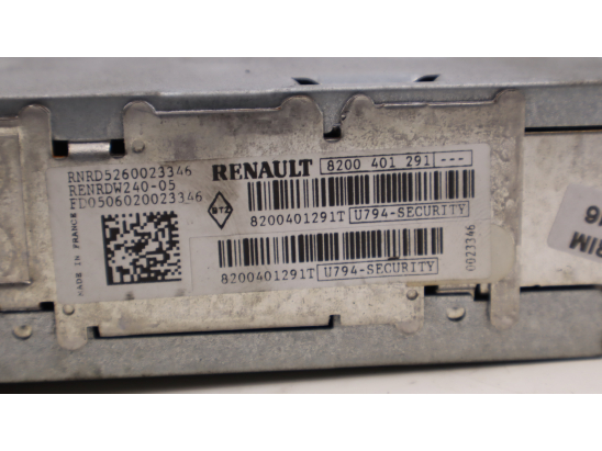 Autoradio occasion RENAULT CLIO III Phase 1 - 1.5 DCI 85ch