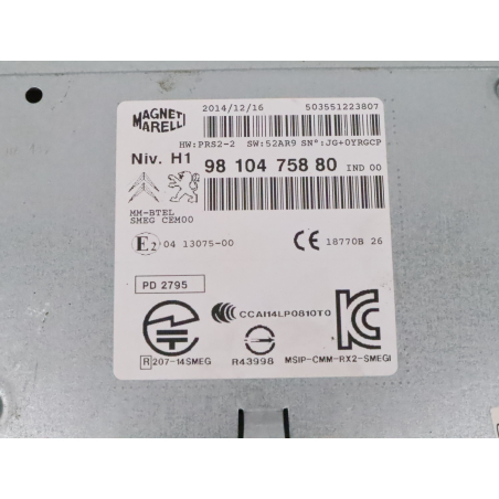 Autoradio occasion PEUGEOT 308 II Phase 1 - 2.0 BlueHDI 150ch