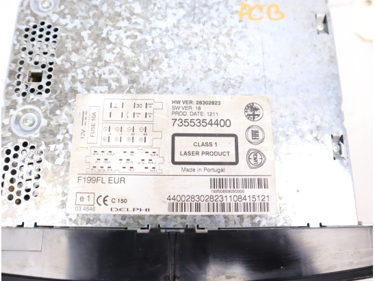 Autoradio occasion FIAT PUNTO EVO III Phase 1 - 1.3 MULTIJET 75ch