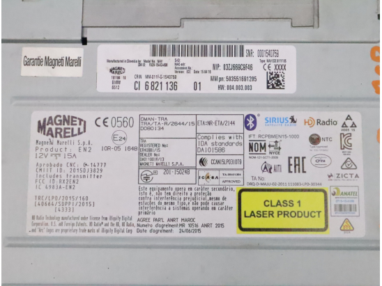 Autoradio occasion MINI MINI III Phase 1 - 1.2i 102ch