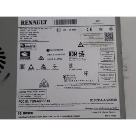 Autoradio occasion RENAULT TWINGO III Phase 2 - 0.9i 95ch