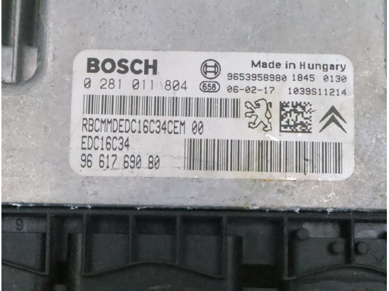 Calculateur moteur occasion CITROEN C3 I Phase 2 - 1.6 HDi 16v 92ch