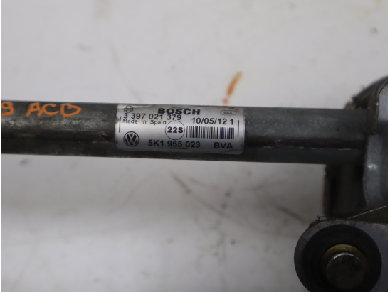 Mecanisme essuie-glace avant occasion VOLKSWAGEN GOLF VI Phase 1 - 2.0 TSI GTI 235 ch