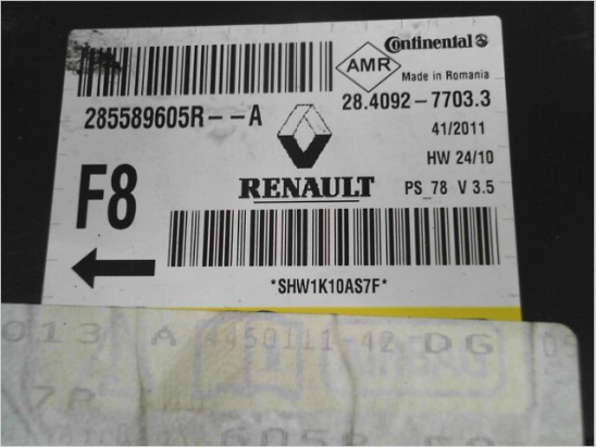 Boitier pyrotechnique occasion RENAULT SCENIC III Phase 1 - 1.5 DCI 110ch