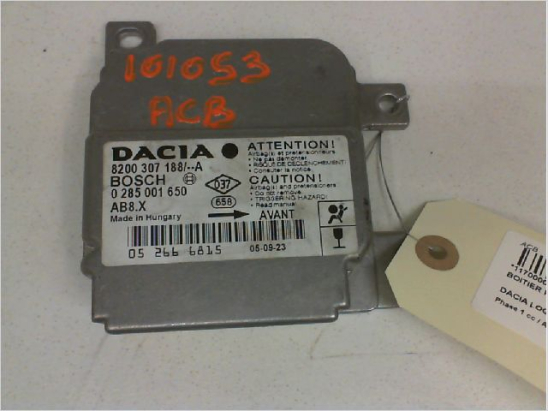 Boitier pyrotechnique occasion DACIA LOGAN I Phase 1 - 1.6 MPI