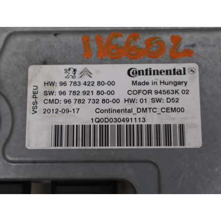 Calculateur Start/Stop occasion CITROEN C4 PICASSO I Phase 1 - 1.6 e-HDI 8v 110ch