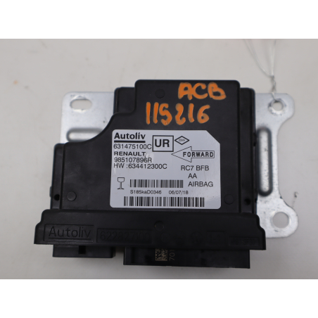 Boitier pyrotechnique occasion RENAULT MEGANE IV Phase 1 - 1.5 DCI 8v 110ch