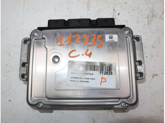 Calculateur moteur occasion CITROEN C4 I Phase 2 - 1.6 HDI 110ch