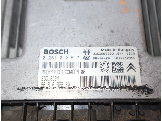 Calculateur moteur occasion PEUGEOT PARTNER I Phase 2 - 1.6 HDI 16v 90ch