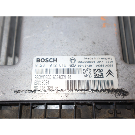 Calculateur moteur occasion PEUGEOT PARTNER I Phase 2 - 1.6 HDI 16v 90ch