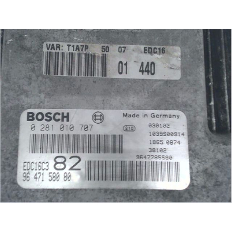 Calculateur moteur occasion PEUGEOT 206 Phase 1 - 1.4 HDI 70ch