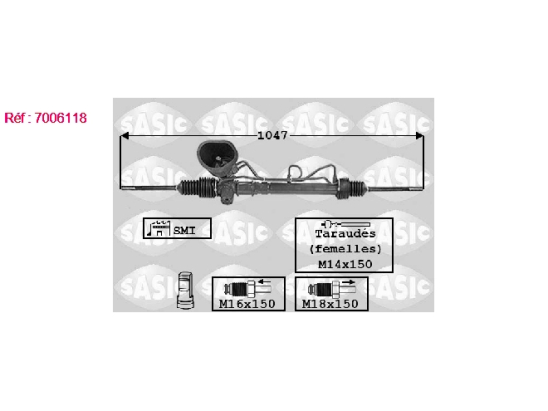 Crémaillère ass. Sasic 7006118