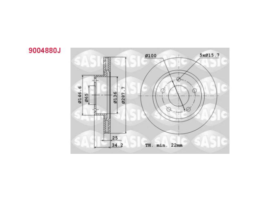 Jeu Disques Sasic 9004880J