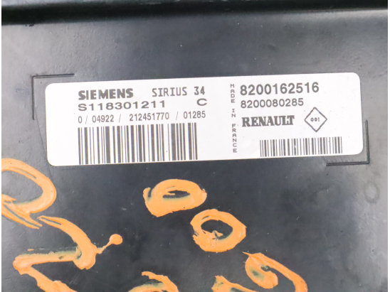 Calculateur moteur occasion RENAULT KANGOO I Phase 1 - 1.6i 95ch