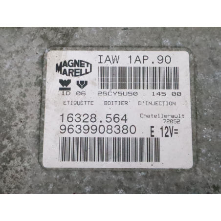 Calculateur moteur occasion PEUGEOT 206 Phase 1 - 1.4i