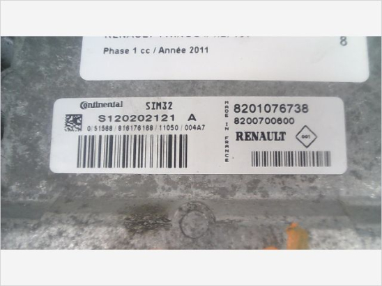 Calculateur moteur occasion RENAULT TWINGO II Phase 1 - 1.2i 16v 75ch