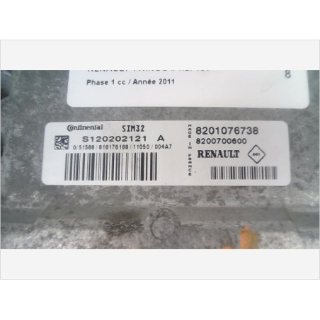 Calculateur moteur occasion RENAULT TWINGO II Phase 1 - 1.2i 16v 75ch