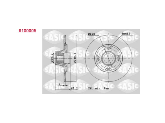 Jeu Disques Sasic 6100005