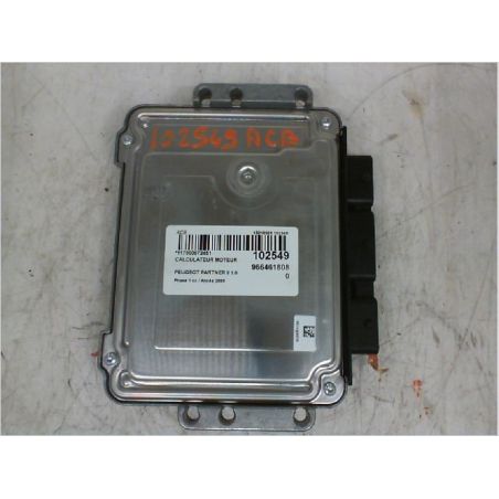Calculateur moteur occasion PEUGEOT PARTNER II Phase 1 - 1.6 HDI 75ch