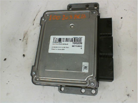 Calculateur moteur occasion CITROEN C3 II Phase 1 - 1.4 HDi 70ch