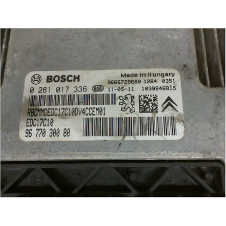 Calculateur moteur occasion CITROEN C3 II Phase 1 - 1.4 HDi 70ch